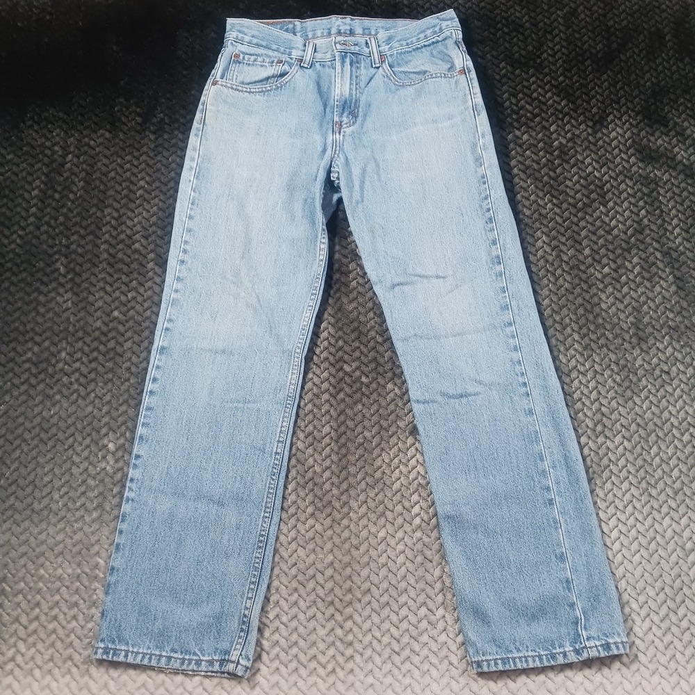 Levi's 516 Jeans Men's 31x30 Blue Cotton Denim Straight Faded Travel Workwear